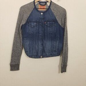 Levi's Jean Jacket Blue and Gray Size S